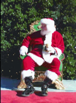 Santa Sam on his Throne Santa Sam on his Throne